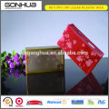 Yiwu hot selling fashion eco-friendly UV printing soft crease custom flower printing packaging box plastic window